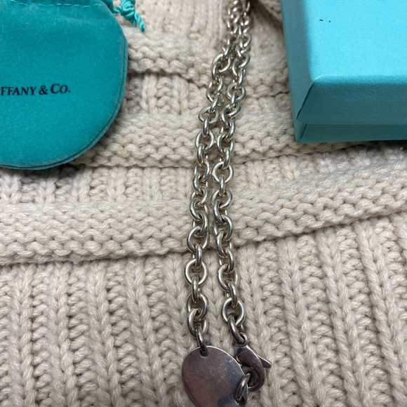 Tiffany & Co. Return to Tiffany Choker Necklace with Pendant 925 Sterling Silver - Picture 4 of 6